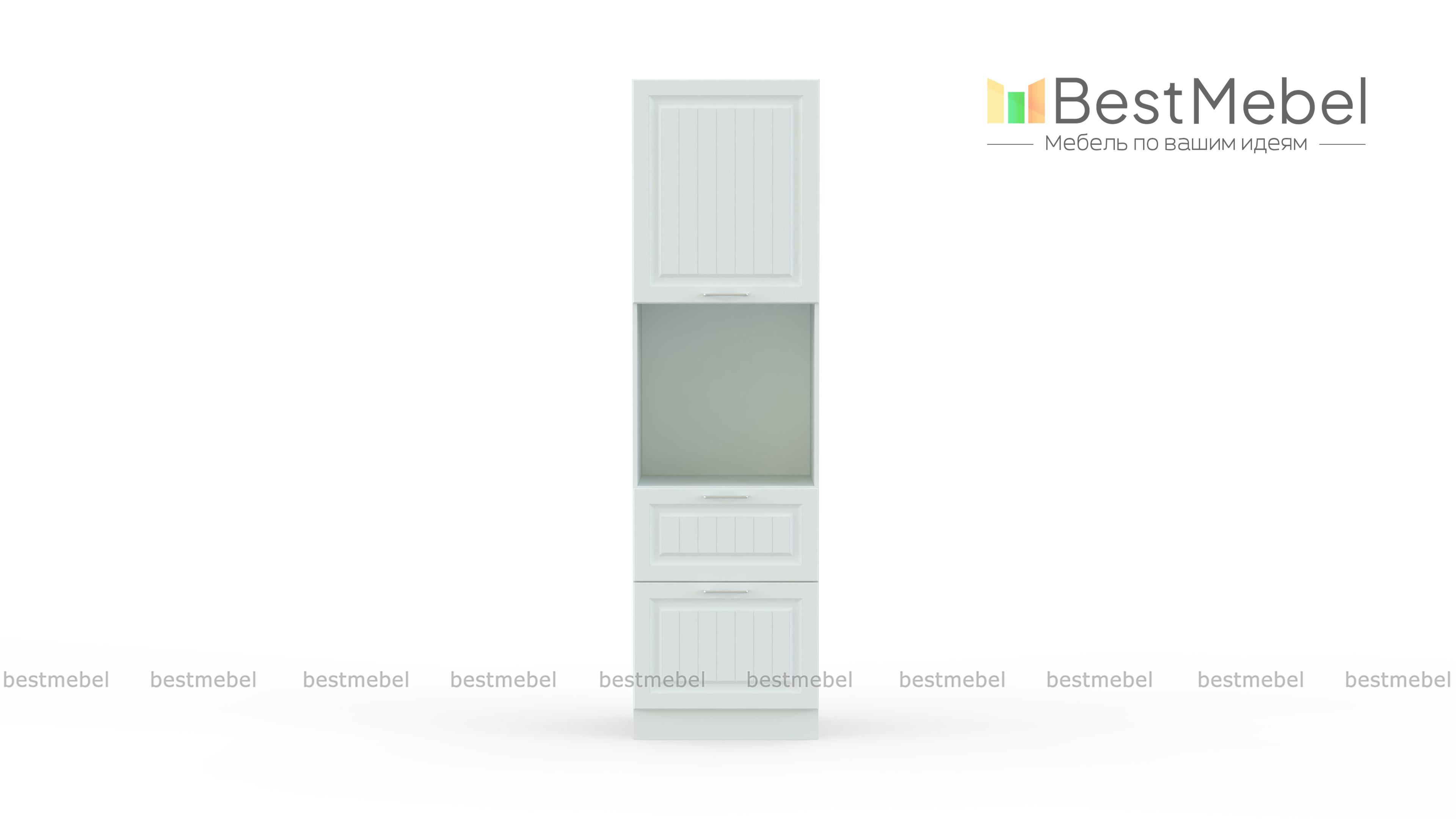 Шкаф пенал  с 1-ой дверцей и 2-мя ящиками Европа-2 BMS - Фото