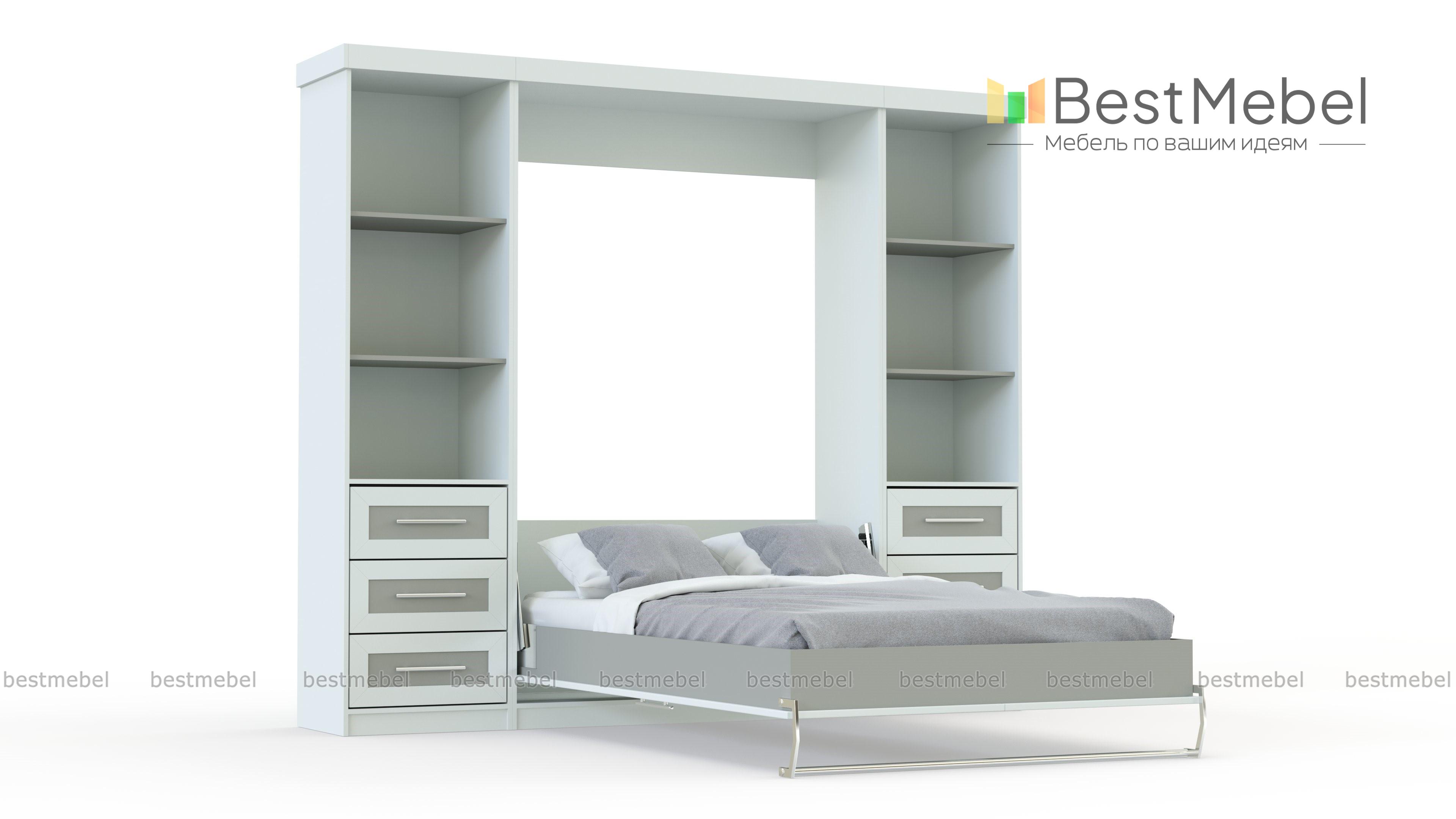 Шкаф-кровать трансформер Моника BMS - Фото