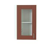 Шкаф верхний торцевой остекленный Лофт BMS - Фото 6