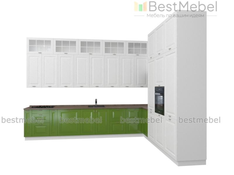 Кухня Зеленая BMS - Фото