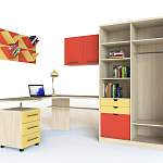 Угловой стол с открытым шкафом София BMS - Фото 5