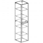 Схема сборки Шкаф подвесной в ванную Флора 10 BMS