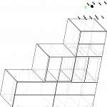 Схема сборки Стеллаж Смостад Платса Smastad Platsa 3