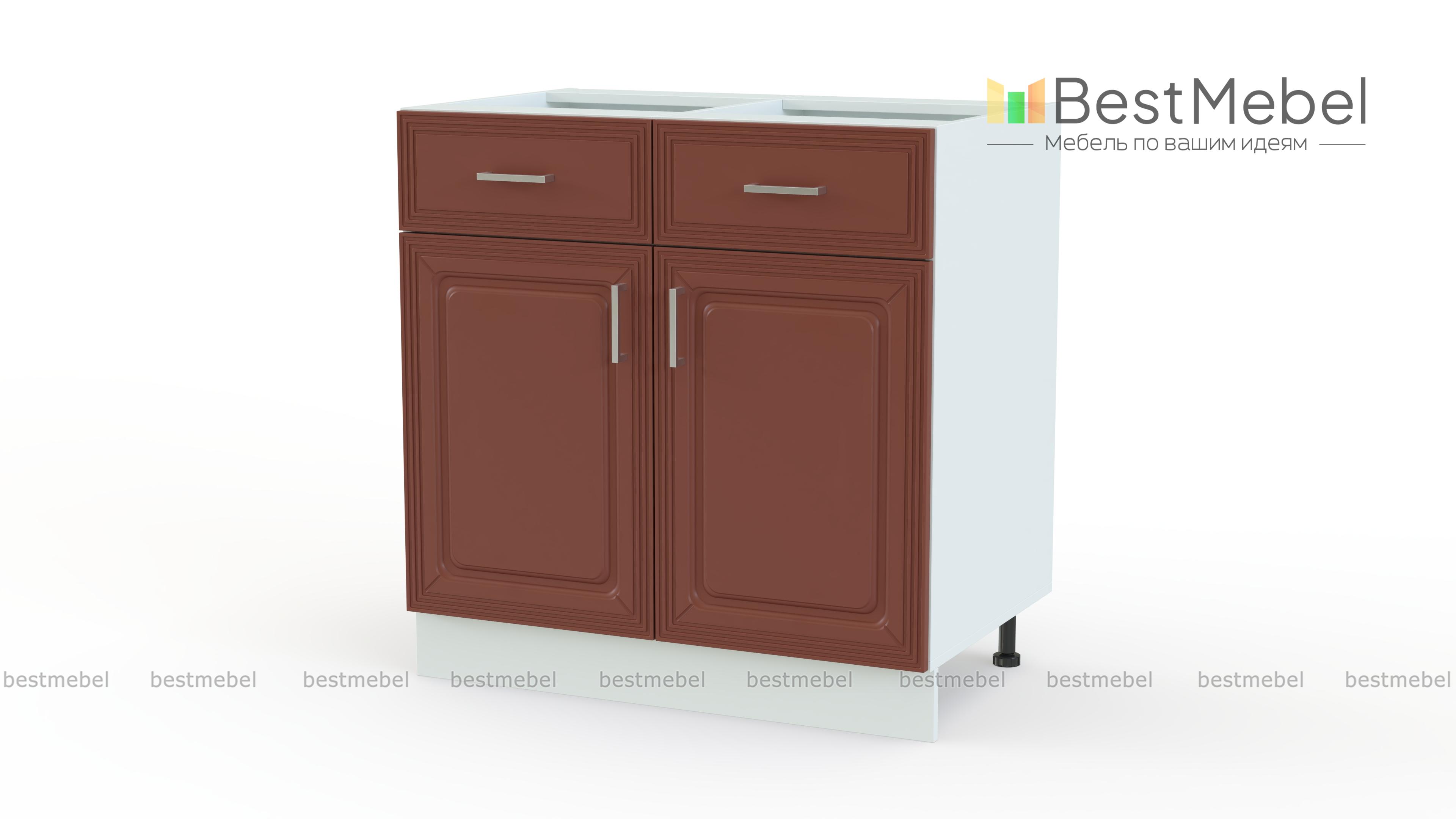 Шкаф нижний с 2-мя ящиками Ника BMS - Фото