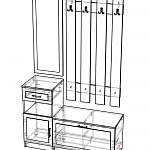 Схема сборки Прихожая Машенька-12 BMS