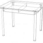 Схема сборки Кухонный стол Yellow BMS