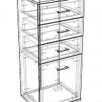 Схема сборки Комод Контраст-2 BMS