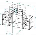 Схема сборки Маникюрный стол Стам BMS