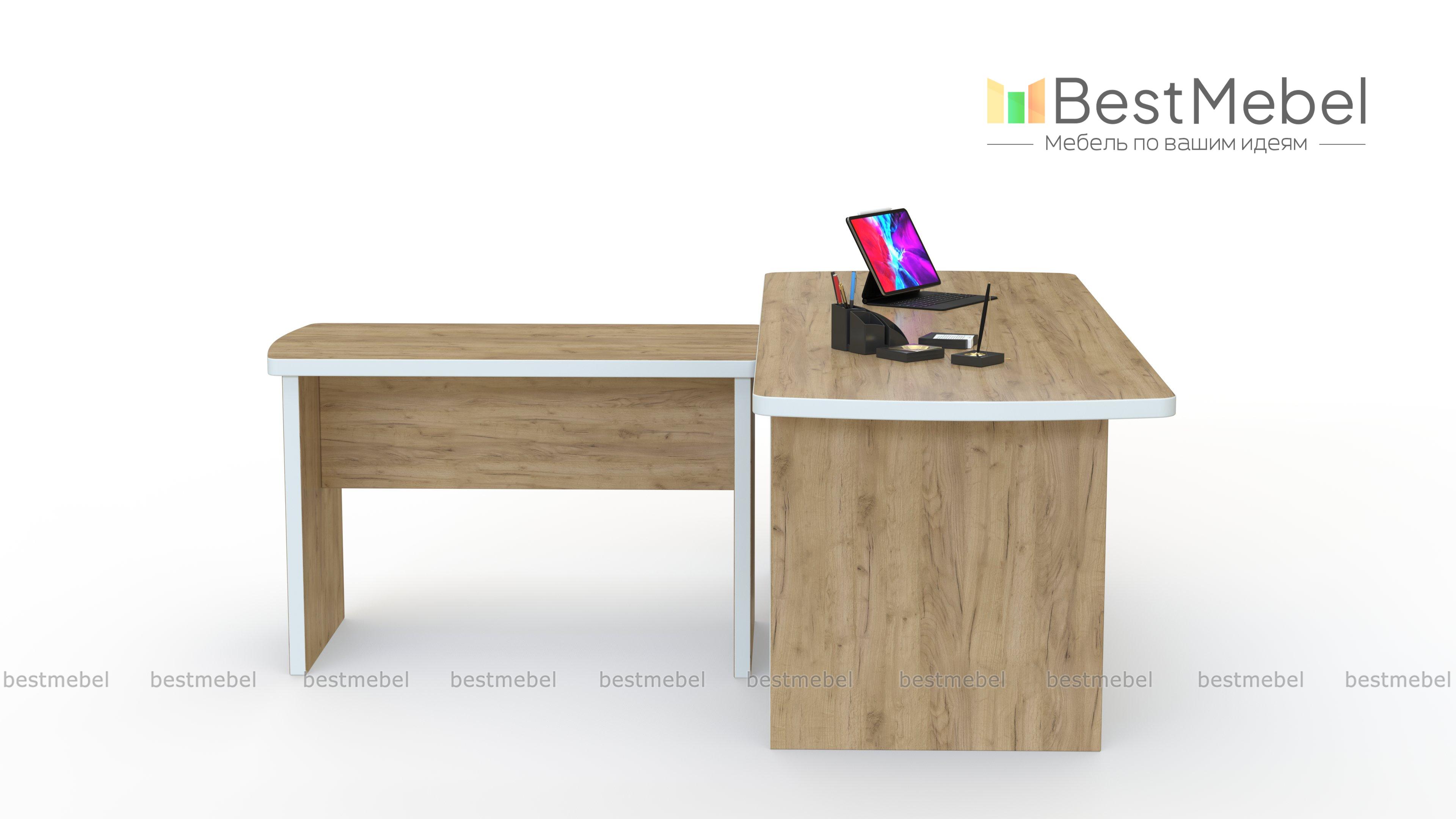 Стол руководителя Нью-Йорк 3 BMS - Фото