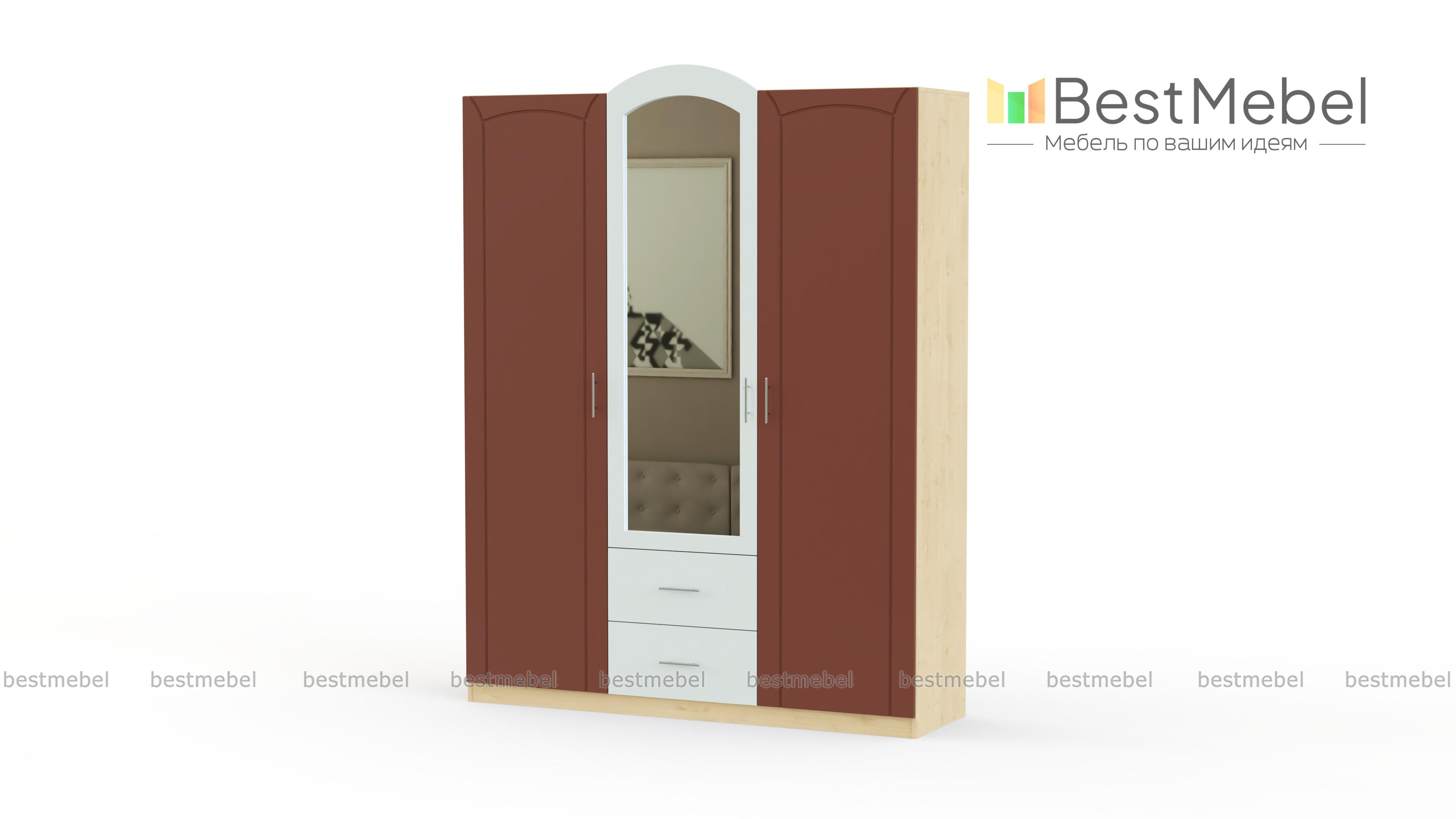 Распашной шкаф Марта 01 BMS - Фото