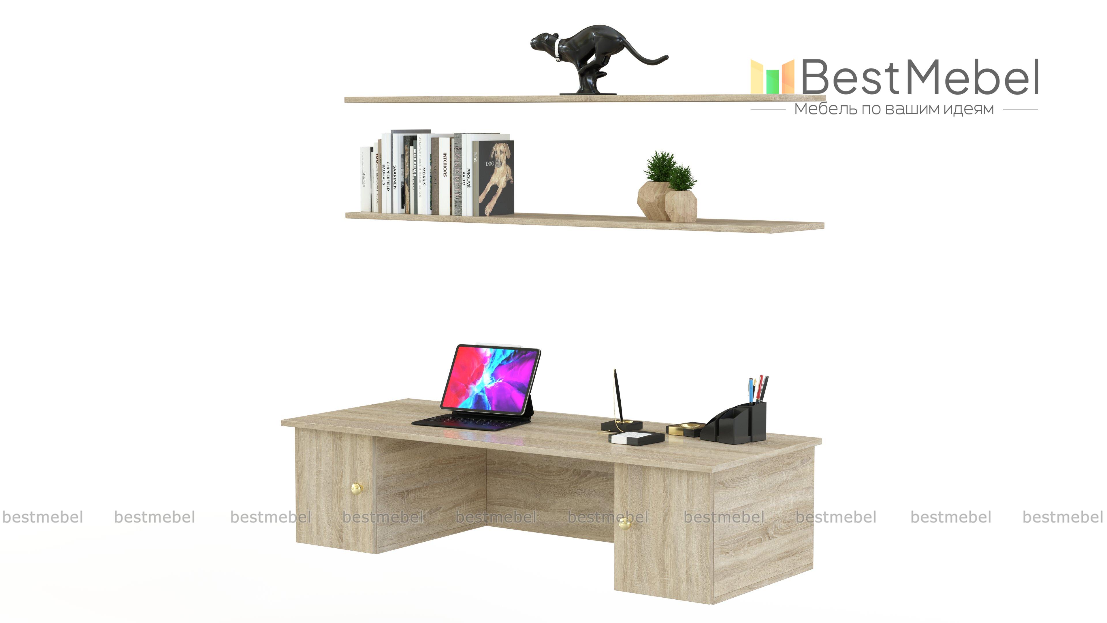 Навесной письменный стол Веста 37 BMS - Фото