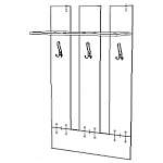 Схема сборки Вешалка настенная Токио 2 BMS