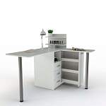 Угловой маникюрный стол Лиззи BMS - Фото 3