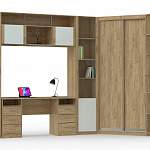 Стол письменный со шкафом Александр-19 BMS - Фото 6