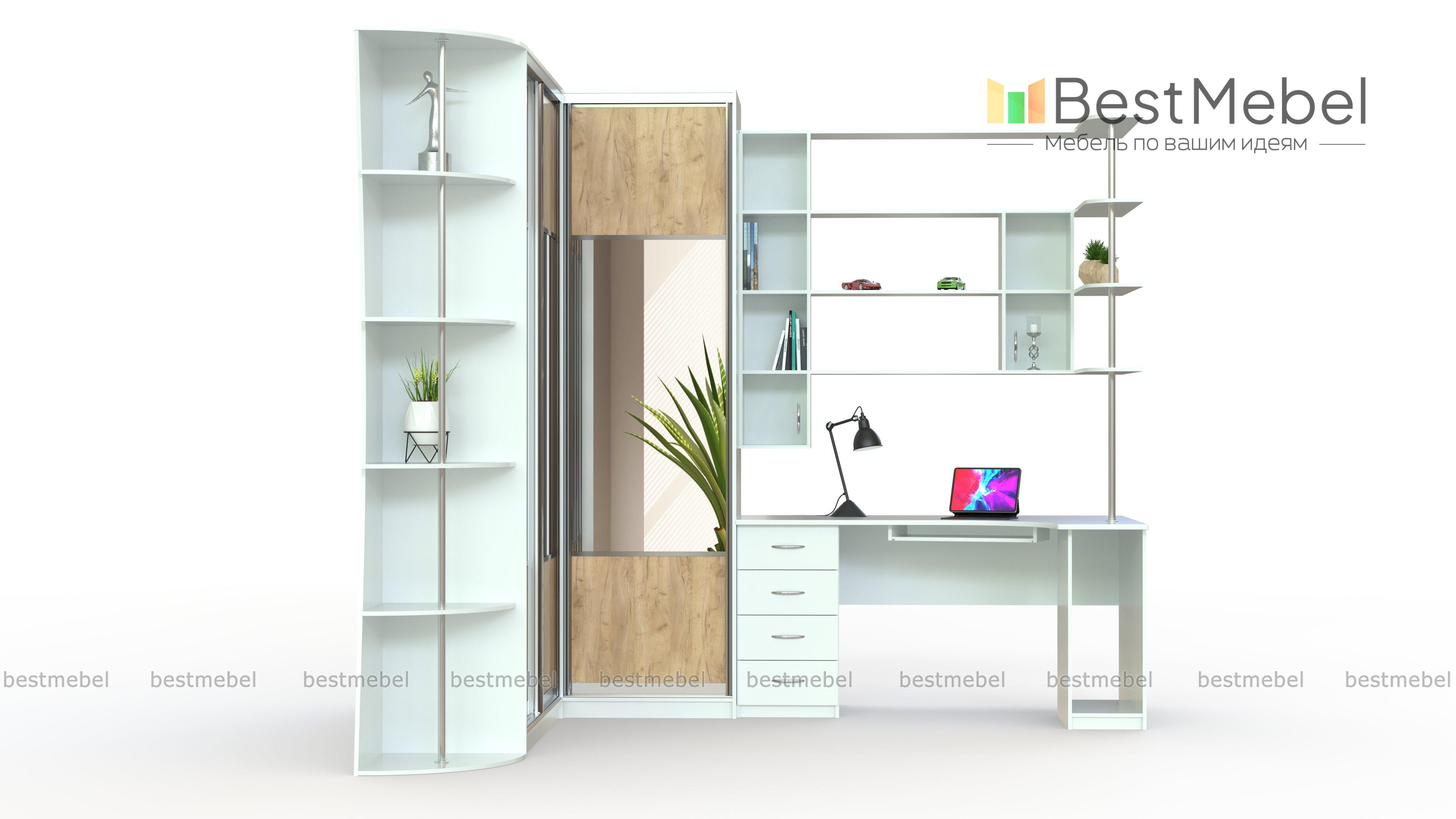 Шкаф-купе угловой Класс 3 BMS - Фото