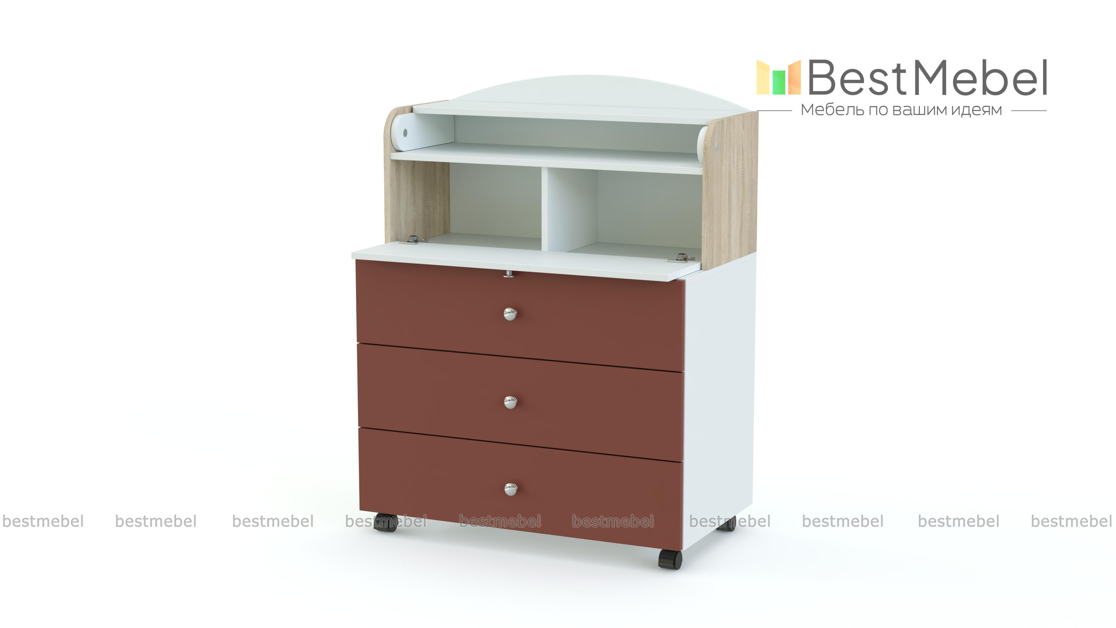 Пеленальный комод Анкор 6 BMS - Фото