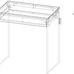 Туалетный стол Мальм Malm 3