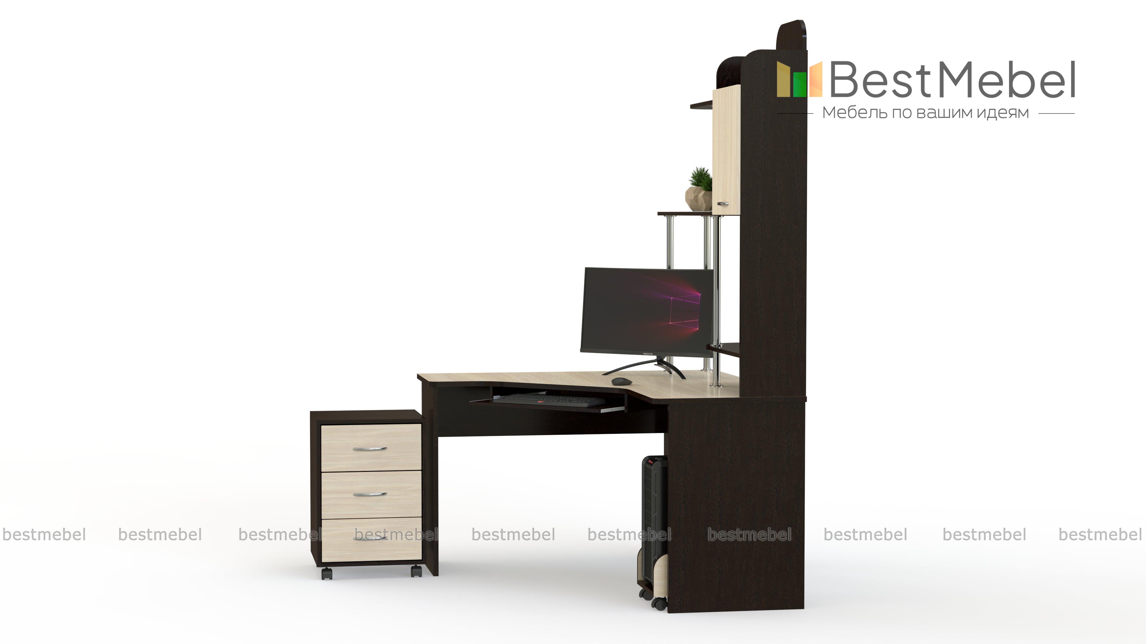 Компьютерный стол Пресли СК-23 BMS - Фото