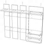 Схема сборки Вешалка Рина 2 BMS