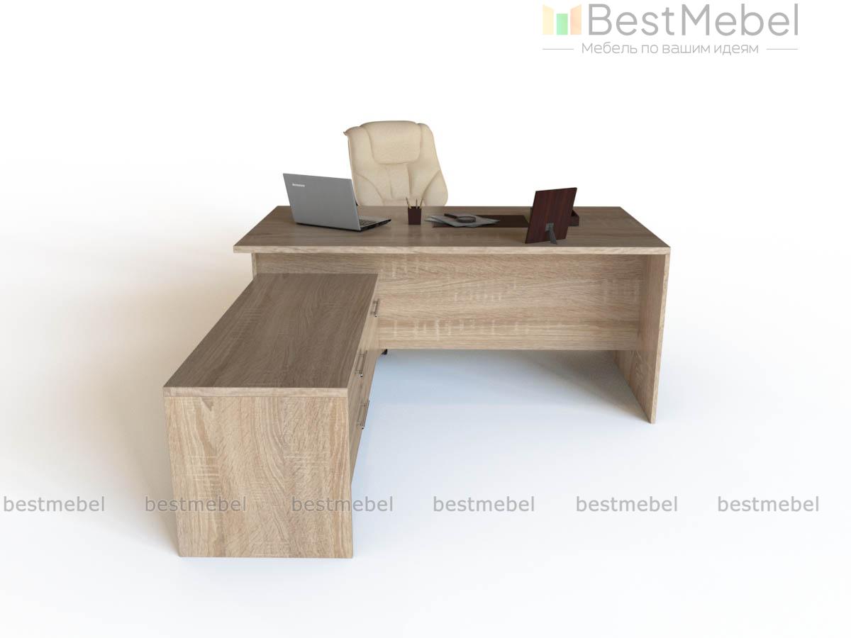 Стол руководителя Тортон 2 BMS - Фото