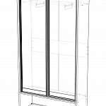 Схема сборки Шкаф-купе ОЛ с зеркалом BMS