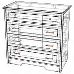 Схема сборки Комод Бонапарт №1 BMS