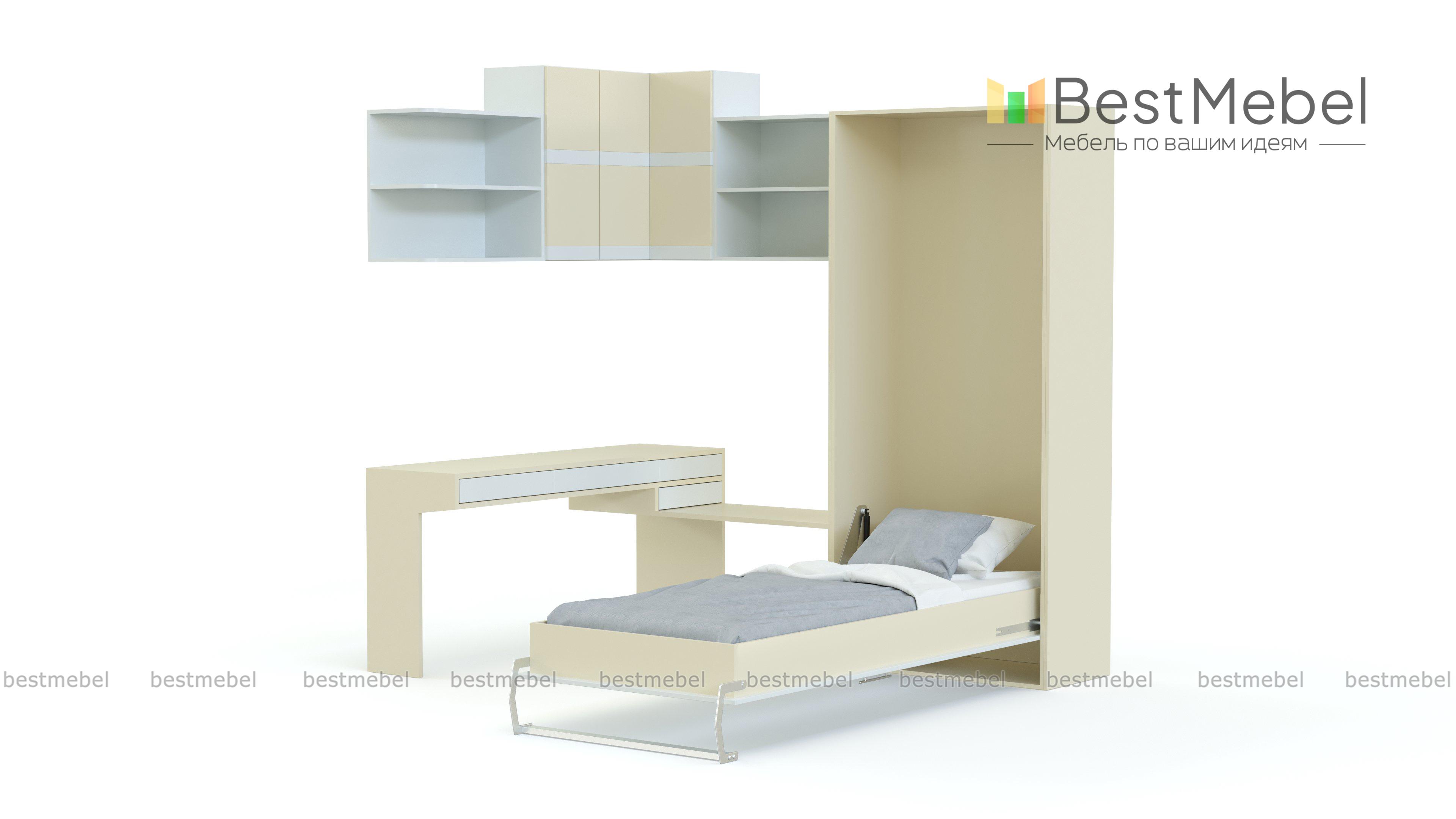 Шкаф-кровать трансформер Марко BMS - Фото