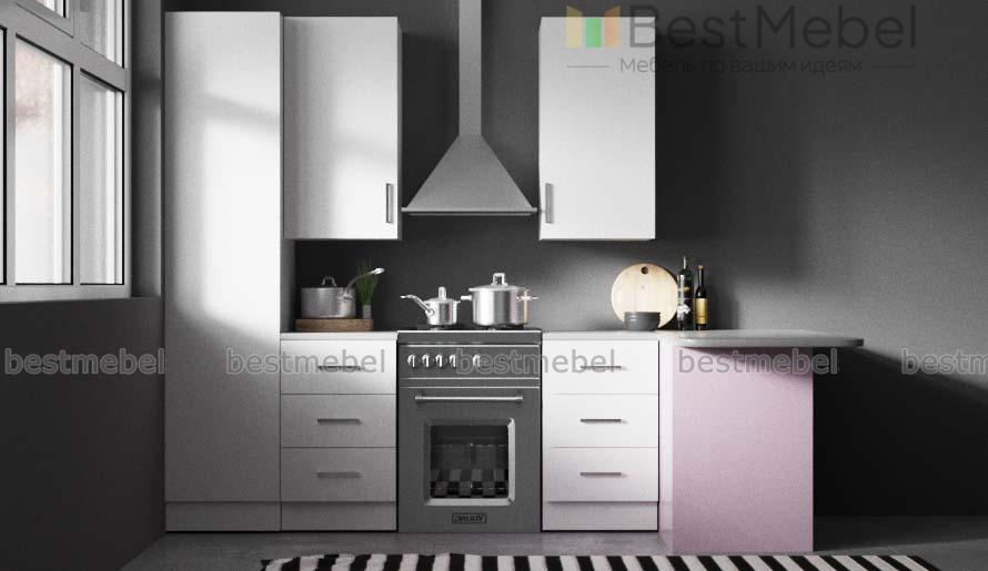 Кухня с барной стойкой Мини-1 BMS - Фото