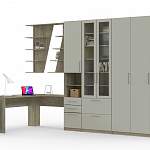 Шкаф с угловым столом Школьник BMS - Фото 5