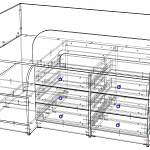 Схема сборки Кровать-чердак Маркиз 35 BMS