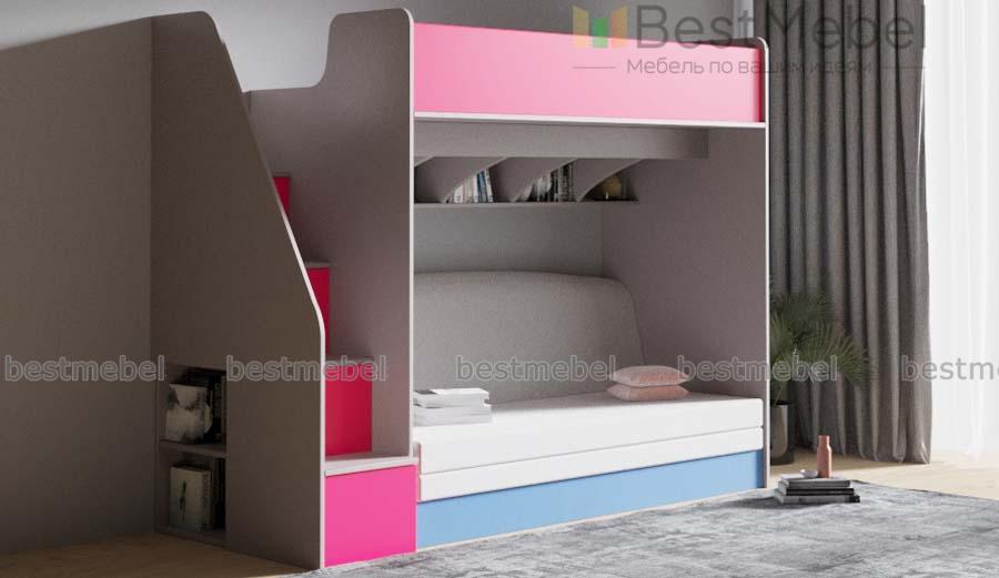 Кровать с диваном Пример 18 BMS - Фото