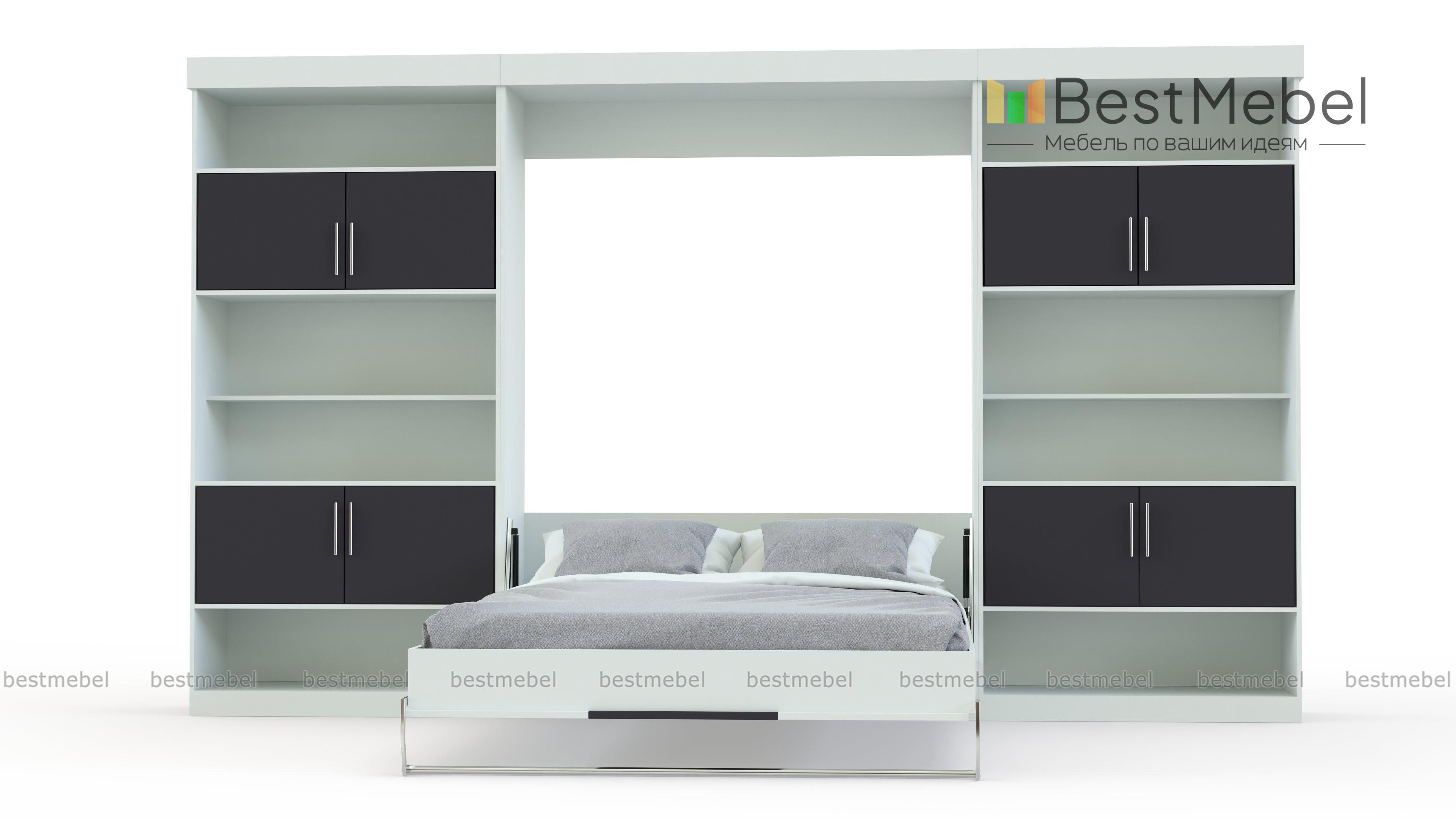 Шкаф-кровать трансформер Марта 6 BMS - Фото