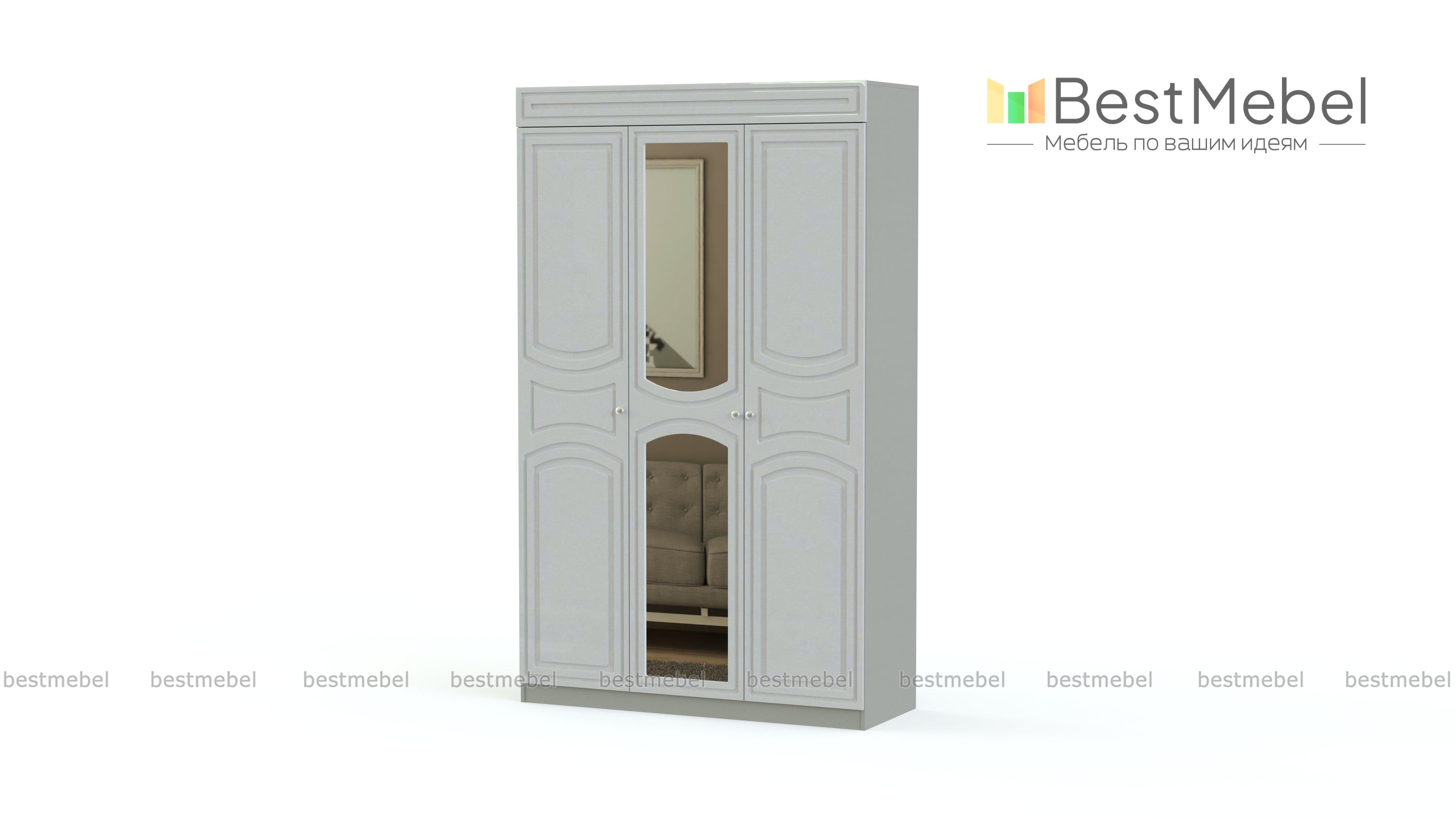 Шкаф 3-х створчатый Шарлота BMS - Фото