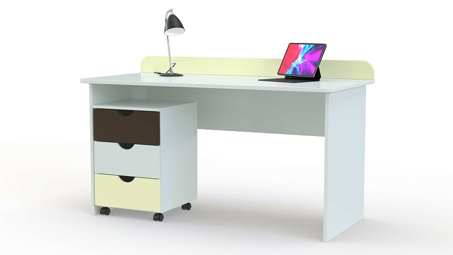 Стол с тумбой Школа-4 BMS - Фото