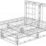 Схема сборки Кровать Бримнес Brimnes 1