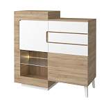 Комод высокий Лайн 2-дверный 3 ящика BMS - Фото 1