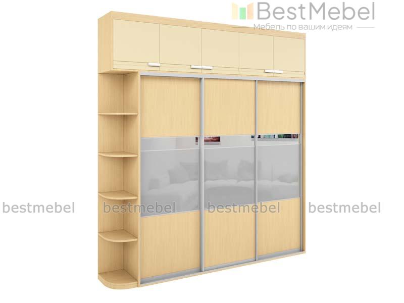 Шкаф-купе с антресолью Лайт 9 BMS - Фото