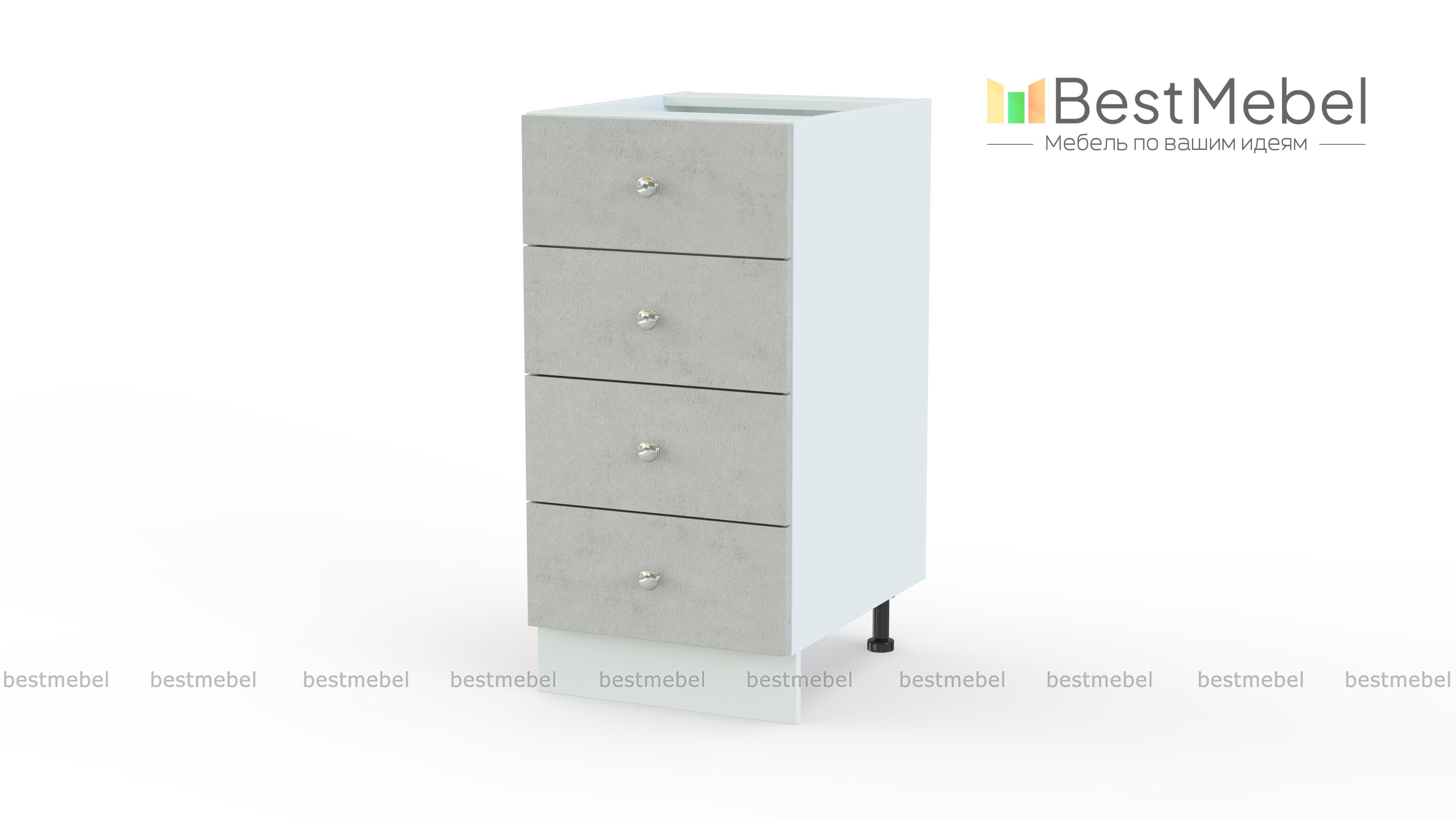 Тумба напольная Квадро 4МЯ BMS - Фото