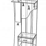 Схема сборки Прихожая Аэлита 1 01 BMS