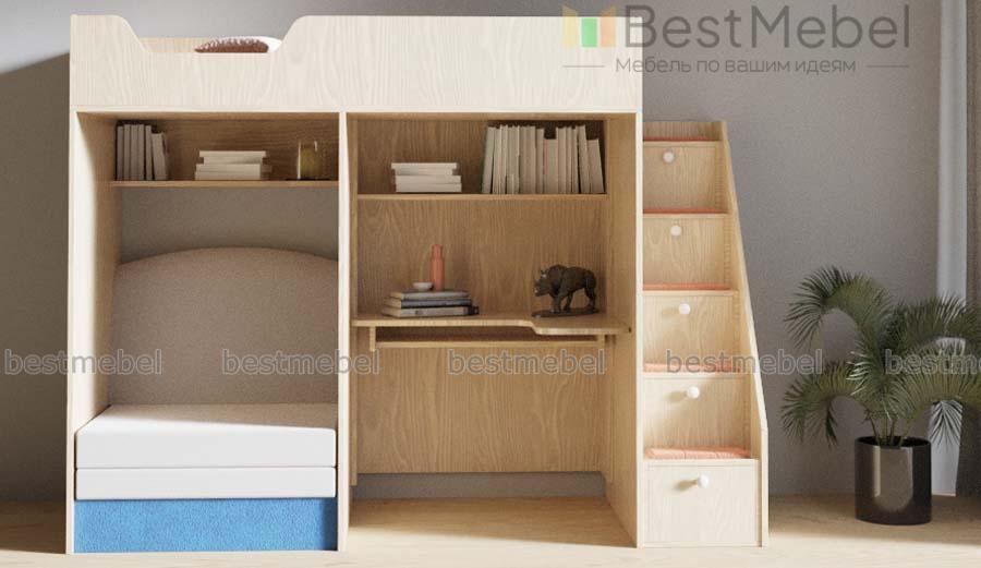 Детская кровать с диваном Кармен 02 BMS - Фото
