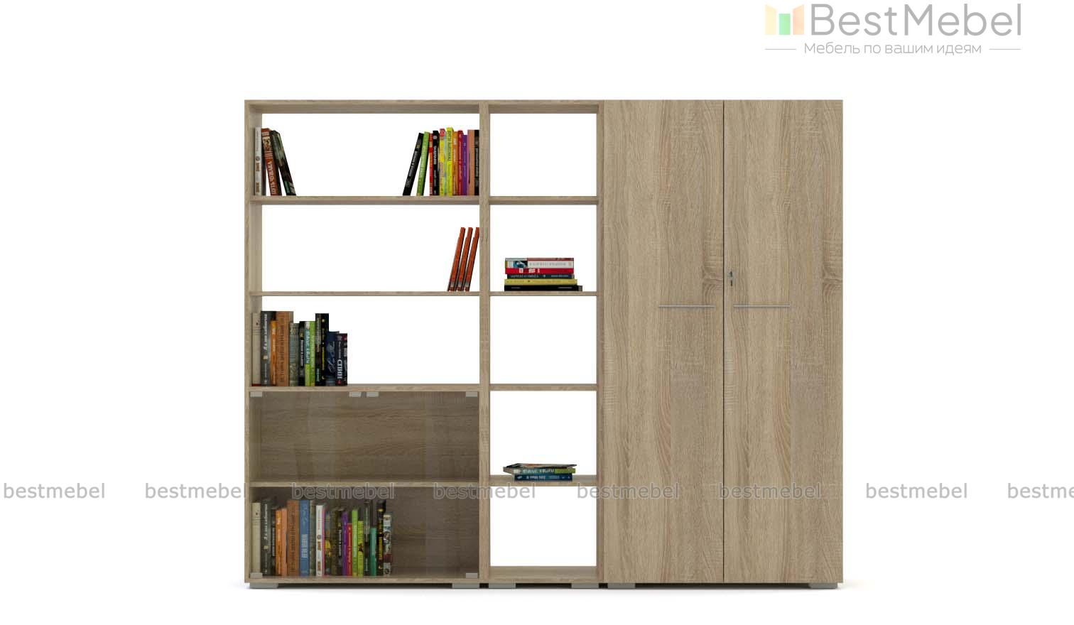 Шкаф-стеллаж Кармен 2 ВMS - Фото