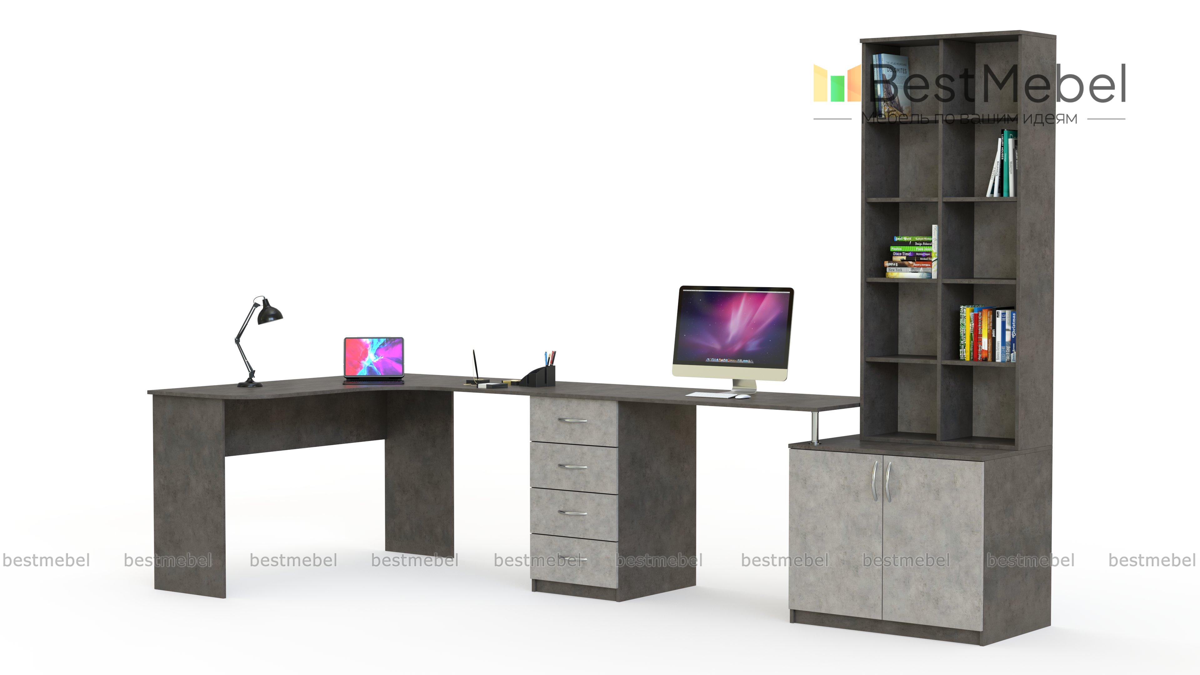 Письменный стол для двоих Канзас 36 BMS - Фото