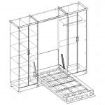 Схема сборки Шкаф-кровать трансформер Марта 7 BMS