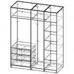 Схема сборки Гардеробная Пакс Pax 5