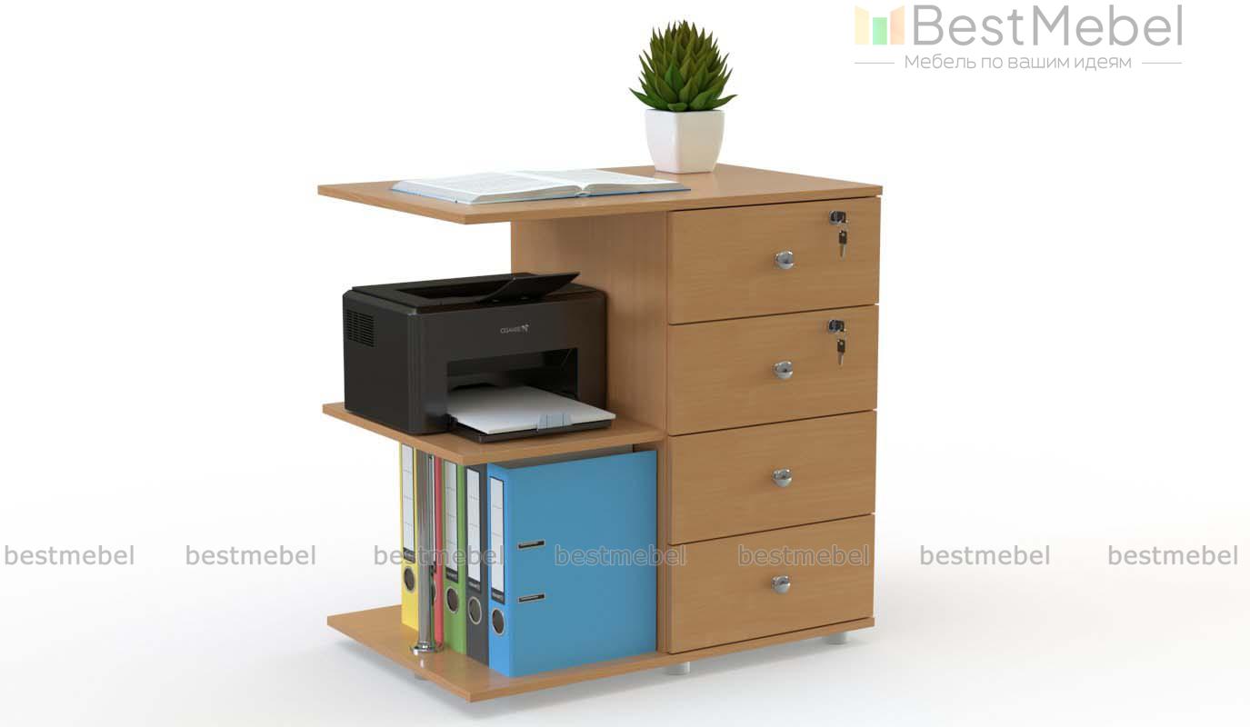 Тумба приставная с замком Этно 3 BMS - Фото