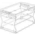 Схема сборки Стол журнальный Флаур 3 BMS