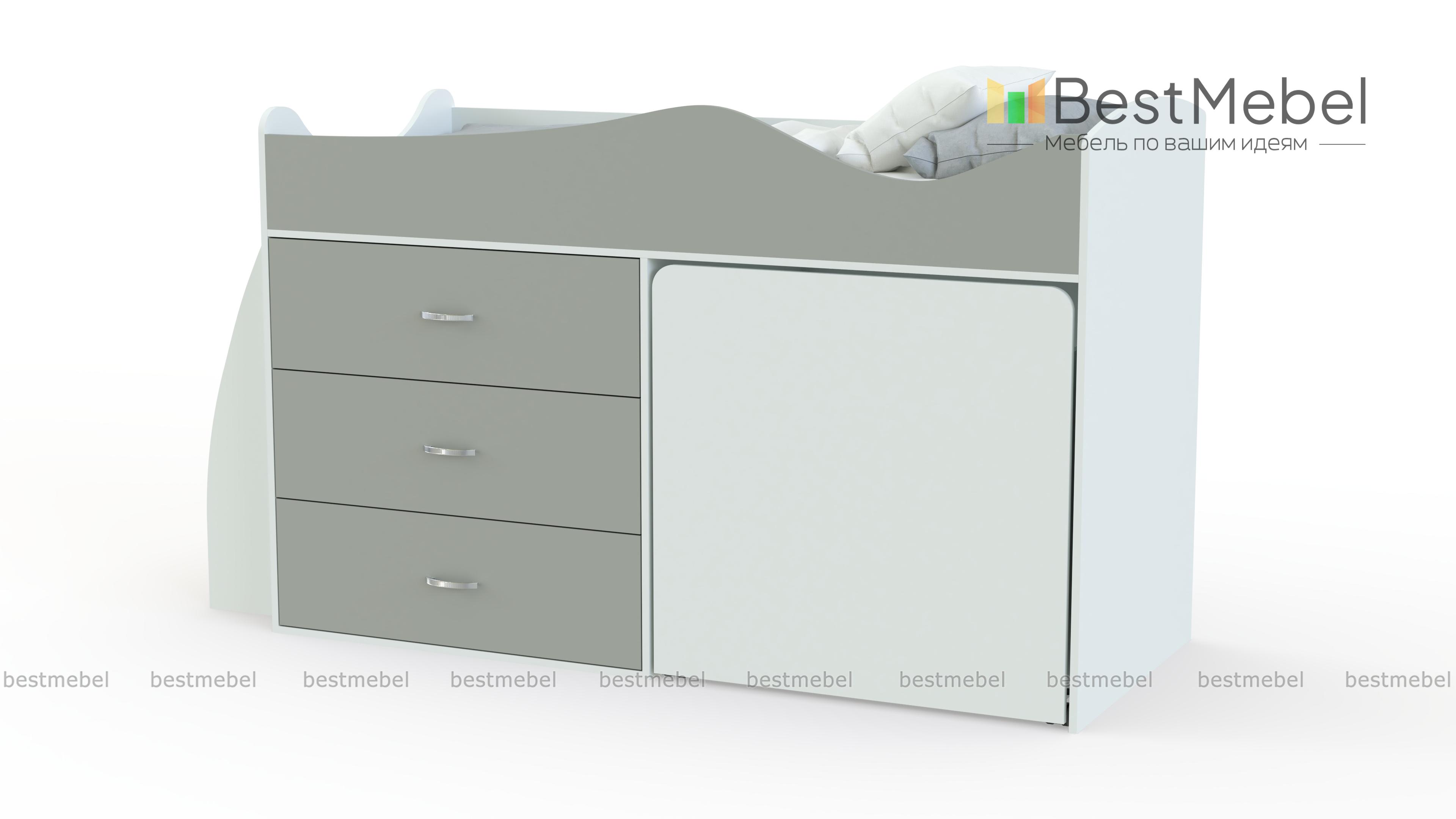 Детская кровать Карлсон Микро 2 BMS - Фото