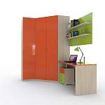 Шкаф угловой со столом Ярко BMS - Фото 10