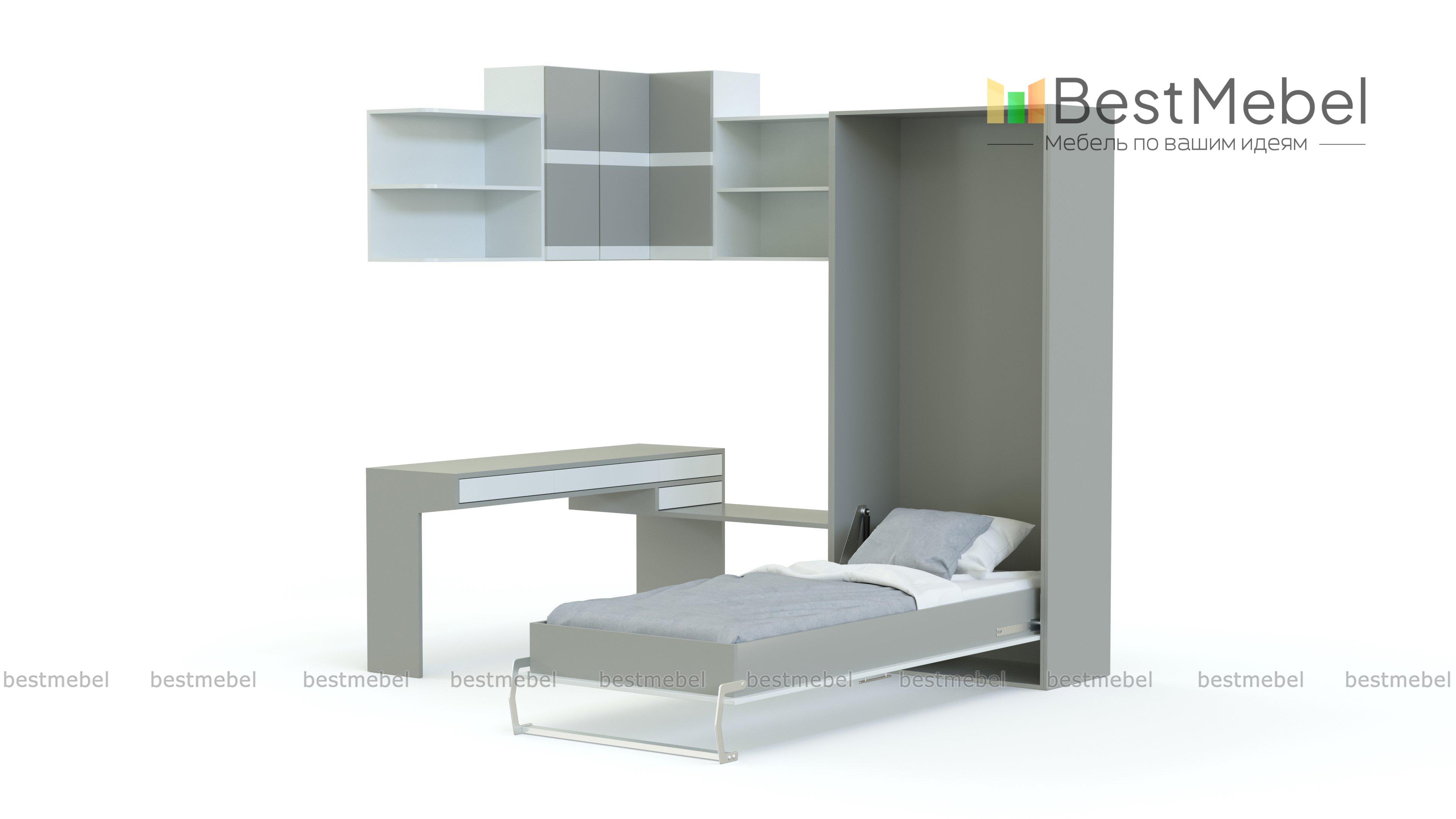 Шкаф-кровать трансформер Марко BMS - Фото