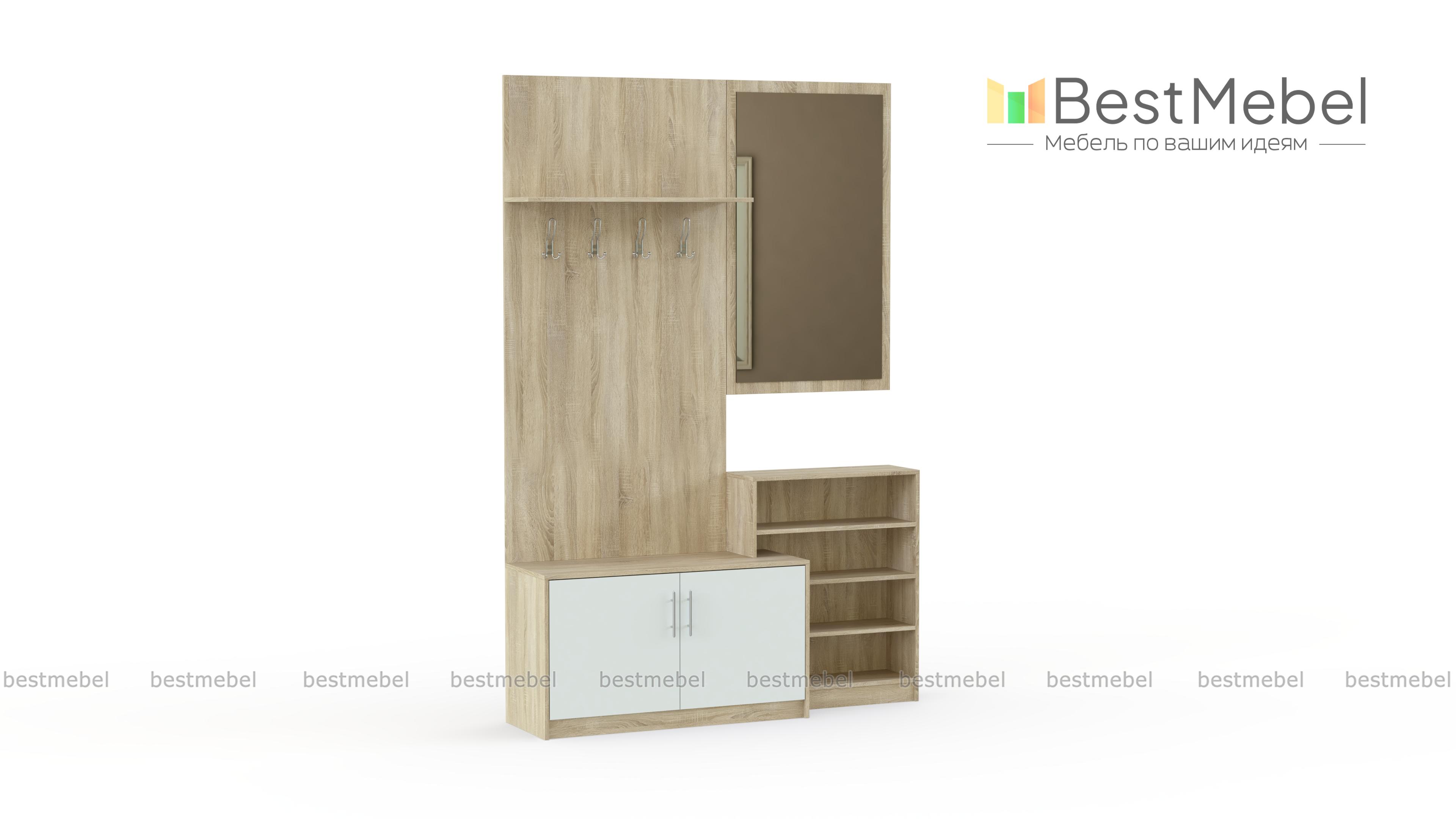 Прихожая Лофт 4 глянцевый МДФ BMS - Фото